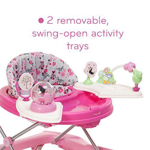 Imagem de Disney Baby Minnie Mouse Música e Luzes Baby Walker com bandeja de atividades (Garden Delight)