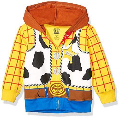 Imagem de Disney Boys's Toddler Sheriff Woody Toy Story Costume Hoodie, Amarelo, 5T