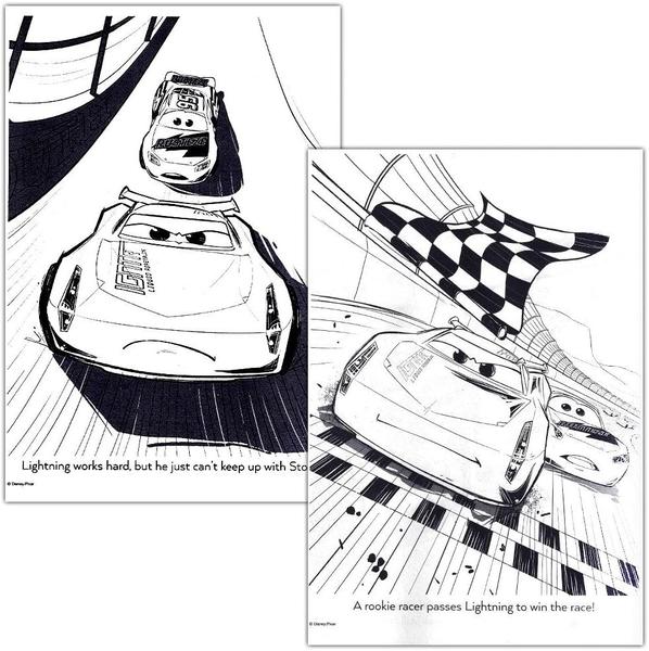 Imagem de Disney Cars Coloring Book Set (2 livros com Lightning McQueen - 96 páginas, Int. Ed.)