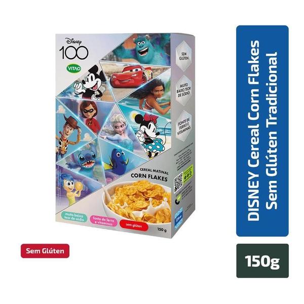 Imagem de Disney Cereal Corn Flakes Tradicional Sem Gluten 150G Vitao