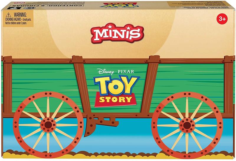 Imagem de Disney e Pixar Toy Story Mini Andy's Toy Chest 6-Pack Clássico Personagens de Filme Figuras Coleções, Woody, Buzz Lightyear, Rex, Bo Peep, Hamm e RC, Tamanho Compacto para Jogo de História em Casa e Em Movimento