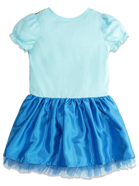 Imagem de Disney Frozen Anna Toddler Girls Caped Fantasia Vestido de manga curta 5T