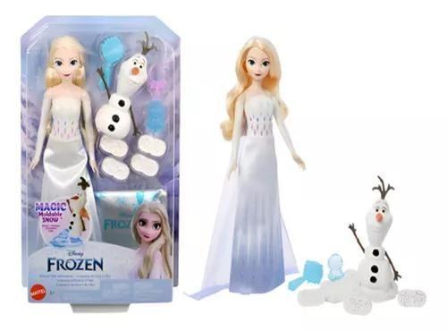 Imagem de Disney Frozen Boneca Aventuras Elsa E Olaf - Mattel HYH10