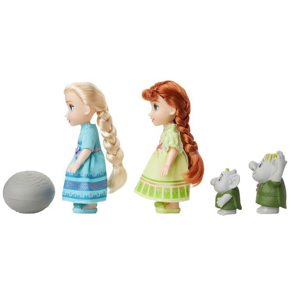 Imagem de Disney Frozen Petite Anna & Elsa Dolls com Surprise Trolls Gift Set, Each Doll tem aproximadamente 6 polegadas de altura - Inclui 2 Amigos Trolls! Perfeito para qualquer fã congelado!