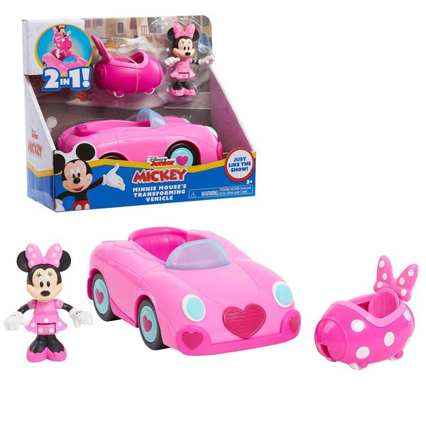 Imagem de Disney Junior Mickey Mouse Funhouse Veículo Transformador, Minnie Mouse, Pink Toy Car, Pré-escola, por Just Play