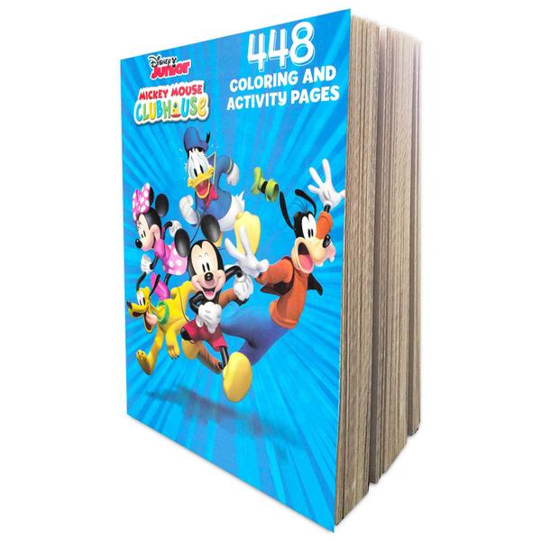 Imagem de Disney Mickey Mouse Clubhouse Gigantesco Conjunto de Livros de Colorir com adesivos, quebra-cabeças e atividades (400 páginas de colorir)