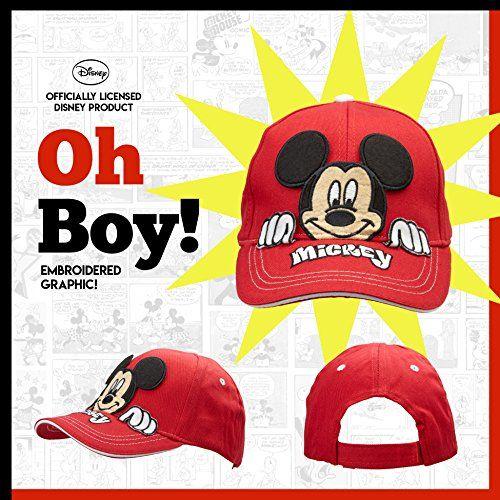 Imagem de Disney Mickey Mouse Ears Baseball Cap, Idade 4-7 (Peek A Boo)