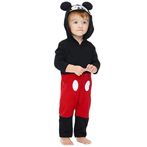 Imagem de Disney Mickey Mouse Toddler Boys' Zip-Up Hooded Costume Coverall (3T)