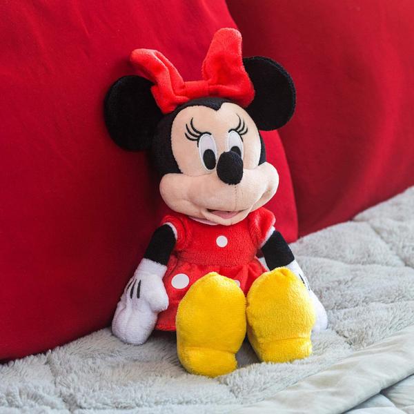 Imagem de Disney Minnie Mouse Vermelho 11" Feijão Plush w hangtag