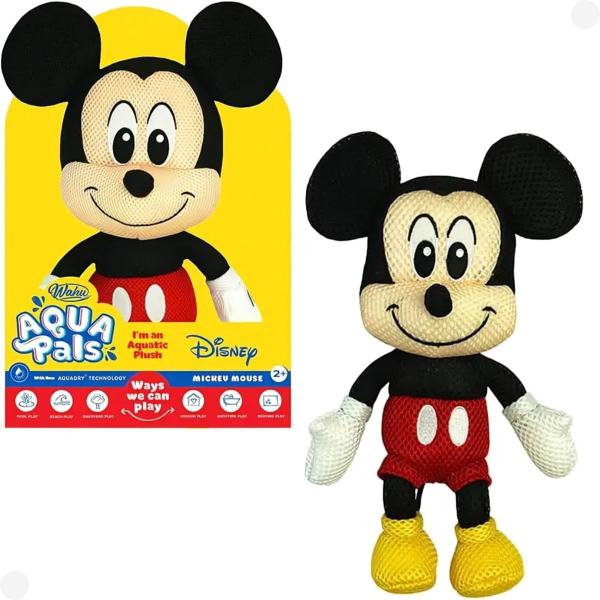 Imagem de Disney Pelúcia Mickey Mouse Aqua Pals 40cm Vai na Água F0142-2 - Fun