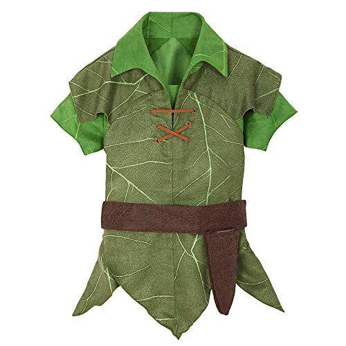 Imagem de Disney Peter Pan Traje para Meninos, Tamanho 7/8 Verde