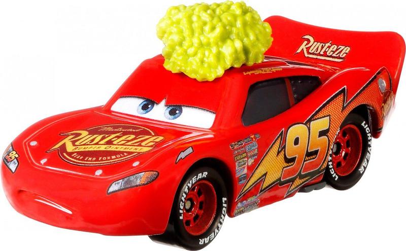 Imagem de DISNEY PIXAR CARROS - RELÂMPAGO McQUEEN GALHO NA CABEÇA  - 1:55