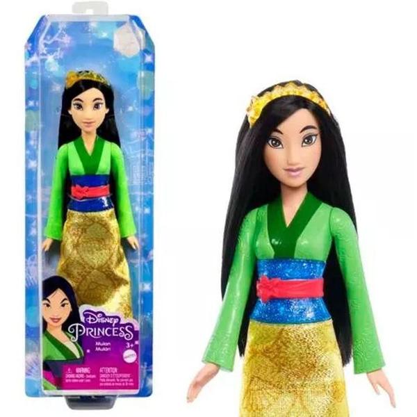 Imagem de Disney Princesa Boneca Saia Cintilante Mulan - Mattel