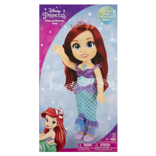 Imagem de Disney Princess Ariel Doll Sing & Shimmer Toddler Doll, Sings Part of Your World Amazon Exclusive