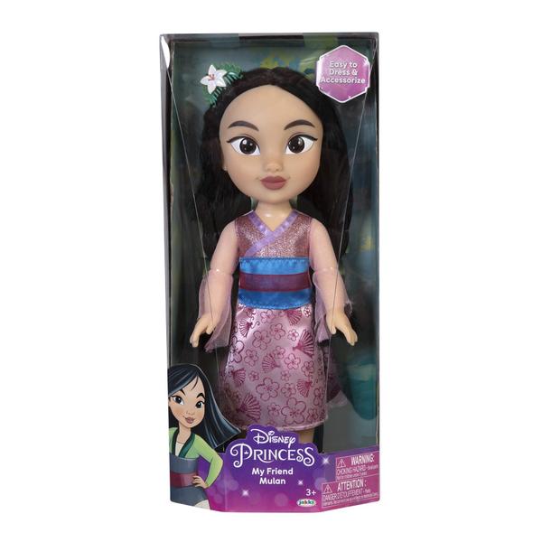 Imagem de Disney Princess My Friend Mulan Doll 14 Alto inclui roupa removível e cabeleireiro