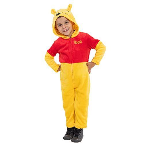 Imagem de Disney Winnie The Pooh Toddler Boys Coverall Woobie com cabelo amarelo 3T