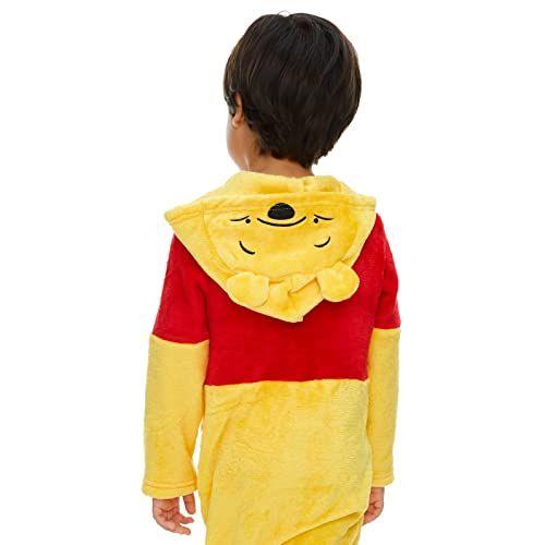 Imagem de Disney Winnie The Pooh Toddler Boys Coverall Woobie com cabelo amarelo 3T