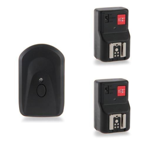 Disparador de Flash Remoto com Dois Receptores Modelo PT04G - F32 Imagem de Disparador de Flash Remoto com Dois Receptores Modelo PT04G