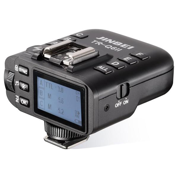 Imagem de Disparador Flash Wireless TTL Hss Jinbei TR-Q6II Universal