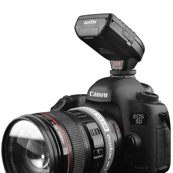 Imagem de Disparador Rádio Flash Trigger Wireless Godox XProC TTL para Canon