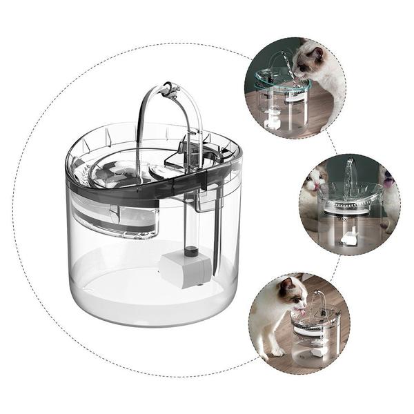 Dispensador automático de água para animais de estimação par - Wokex Imagem de Dispensador automático de água para animais de estimação par
