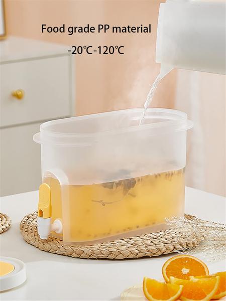 Imagem de Dispensador de bebidas ASKinds Plastic 3,9 L com torneira para geladeira