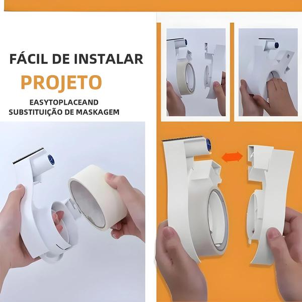 Imagem de Dispensador de Fita de Pintura de 1,88 a 2 Polegadas - Para Paredes e Pisos