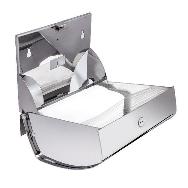 Imagem de Dispensador De Papel Toalha Interfolhas Inox