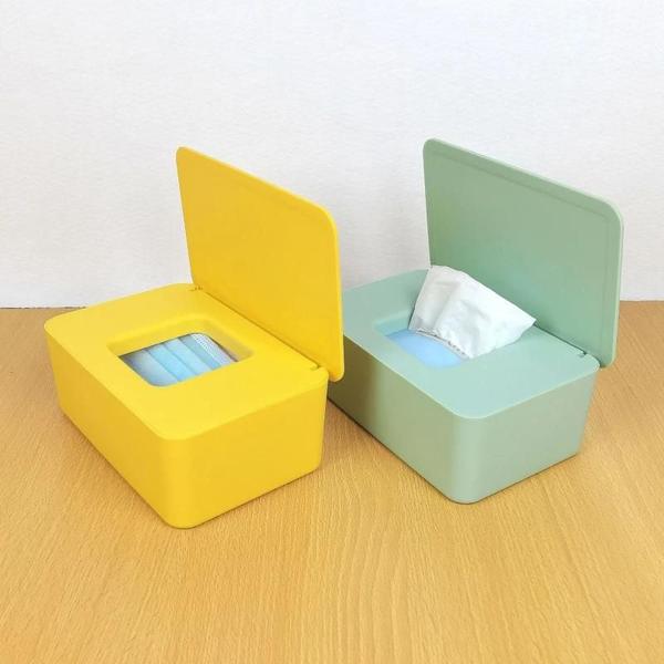 Dispensador de Toalhas de Papel e Lenços Umedecidos - Caixa de Plástico para Casa Imagem de Dispensador de Toalhas de Papel e Lenços Umedecidos - Caixa de Plástico para Casa