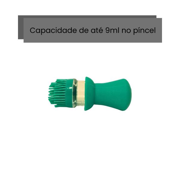 Imagem de Dispenser 2Em1 Azeite Óleo Vidro Silicone 550ml Galheteiro