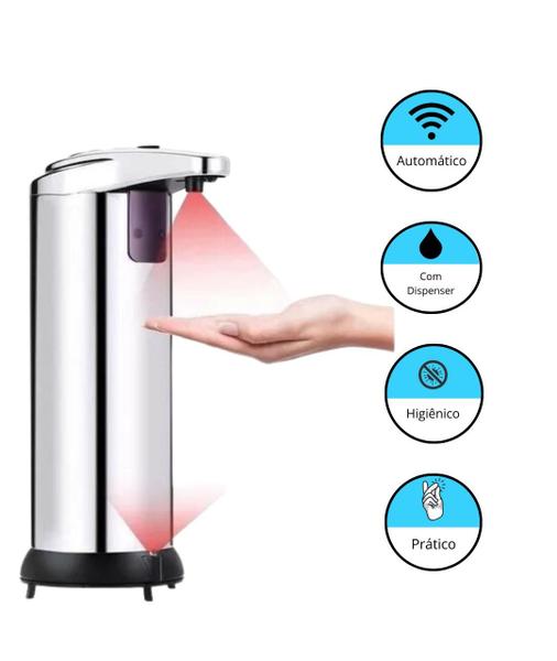 Imagem de Dispenser Automático Para Sabonete Líquido 400ml Haüskraft