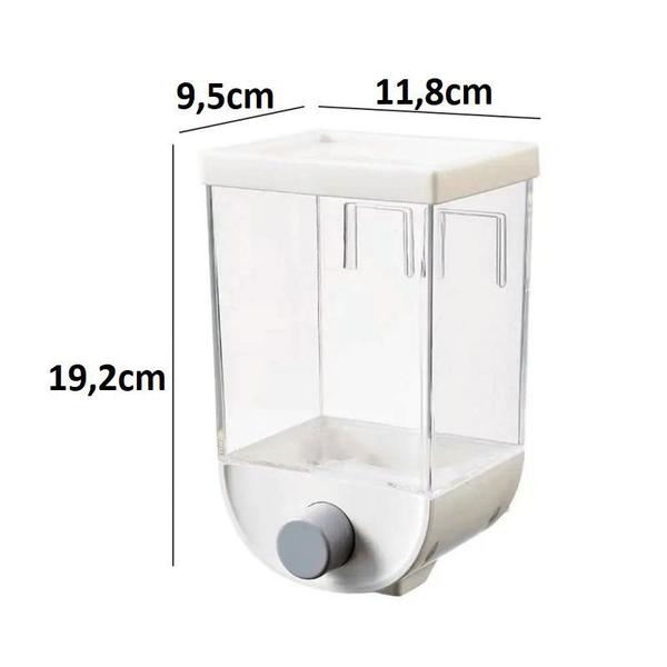 Imagem de Dispenser De Alimentos 1000ml Tampa Hermética Grãos Cereais