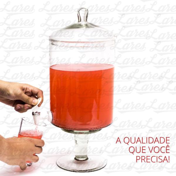 Dispenser de bebidas de vidro 3 litros com torneira - MISTRAL/CAROLINA LIZ Imagem de Dispenser de bebidas de vidro 3 litros com torneira