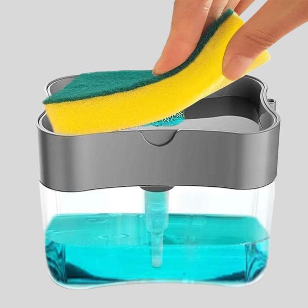 Dispenser Detergente 2 em 1 Joy - 700ml - Art House Imagem de Dispenser Detergente 2 em 1 Joy - 700ml