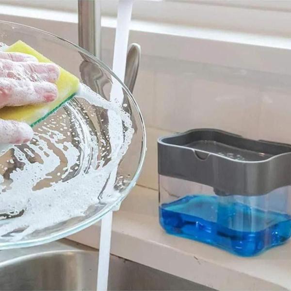 Dispenser Detergente 2 em 1 Joy - 700ml - Art House Imagem de Dispenser Detergente 2 em 1 Joy - 700ml