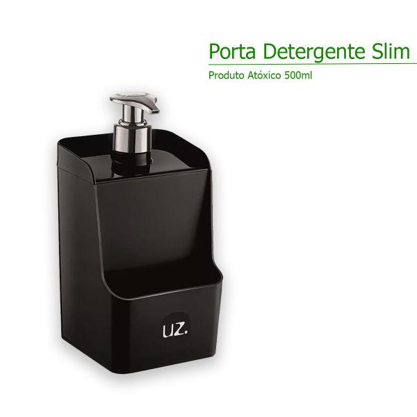 Imagem de Dispenser Detergente Slim Porta Detergente Plástico 500ml