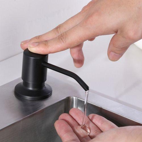 Dispenser Dosador Embutir Sabao Pia Detergente Liquido Cuba Bancada Banheiro Cozinha Limpeza Lavatorio Higiene Casa Bar Restaurante - LEVA PRA MALHAR Imagem de Dispenser Dosador Embutir Sabao Pia Detergente Liquido Cuba Bancada Banheiro Cozinha Limpeza Lavatorio Higiene Casa Bar Restaurante