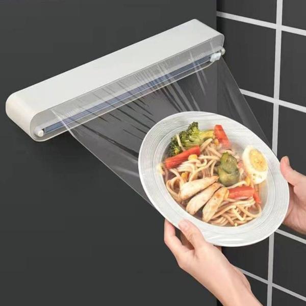 Imagem de Dispenser e Cortador De Filme PVC Sortido para Lanches Tapoers Alimentos Comida