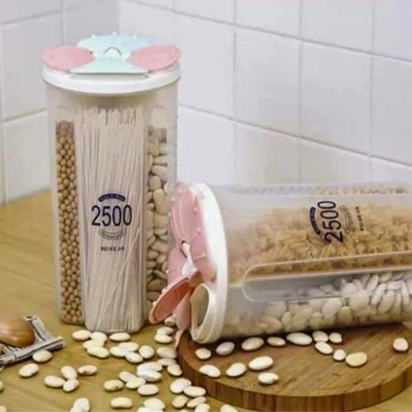 Imagem de Dispenser Multiuso Cozinha Lavanderia Cereal Sabão 4 Partes