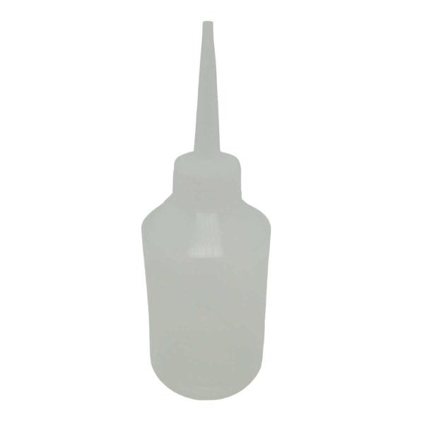 Dispenser ou bisnaga almotolia 100 ml gorda c/ bico fino longo - Actronic Imagem de Dispenser ou bisnaga almotolia 100 ml gorda c/ bico fino longo