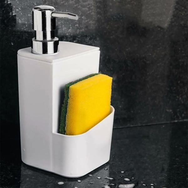 Imagem de Dispenser Para Detergente Esponja 650ml Sabão Líquido