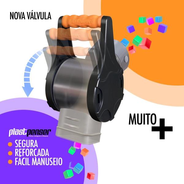 Imagem de Dispenser para Ração Grãos e Cereais Hermético 60L