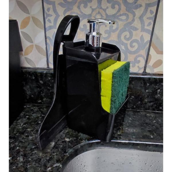 Imagem de Dispenser Porta Detergente Porta Bucha Rodinho Pia Cozinha