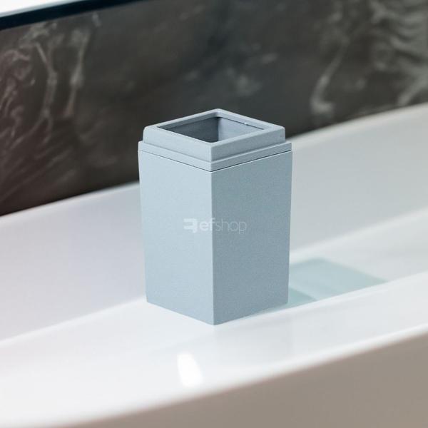 Dispenser Porta Escova De Dente Acrílico Quadratta Luxo Paramount Imagem de Dispenser Porta Escova De Dente Acrílico Quadratta Luxo Paramount