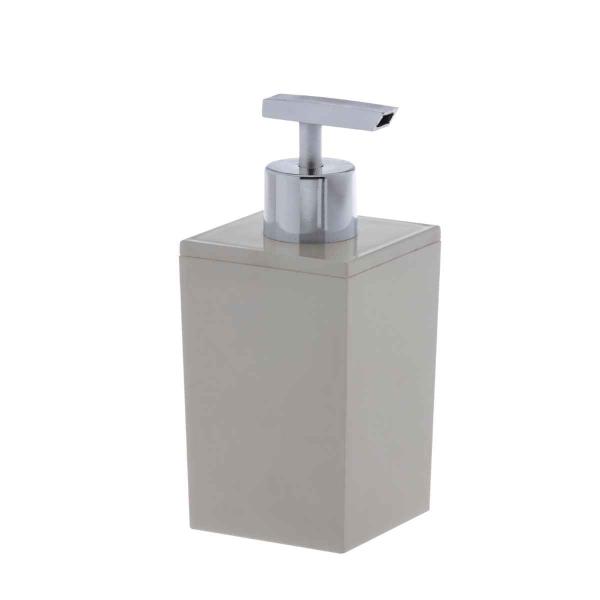 Imagem de Dispenser Porta Sabonete Líquido Em Acrilico Plástico 400mL Linha Bagno Quadratta Paramount