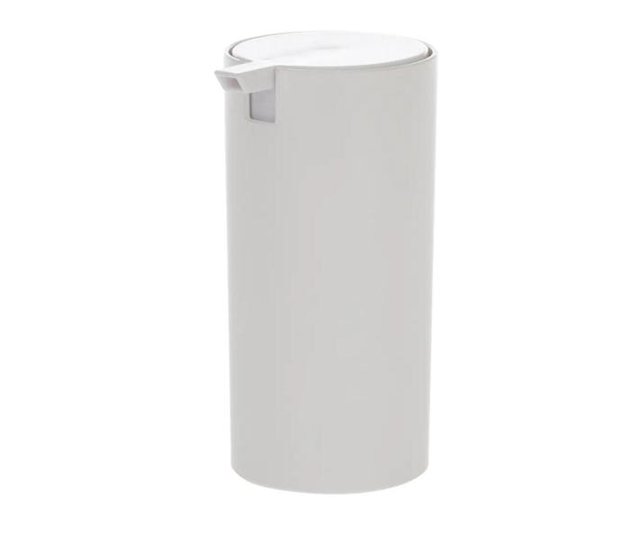 Imagem de Dispenser Porta Sabonete Redondo Simples 15x7,3cm - Branco