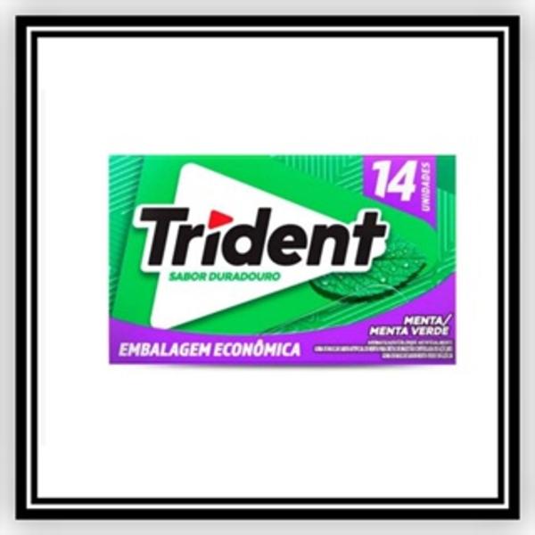Display (c/ 12 un) Goma De Mascar Chiclete Trident Menta Verde Com 14 Unidades 25.2g Imagem de Display (c/ 12 un) Goma De Mascar Chiclete Trident Menta Verde Com 14 Unidades 25.2g