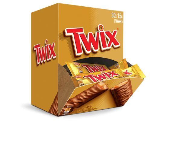 Imagem de Display Chocolate Twix Ao Leite c/ 30 Unidades de 15g - Mars