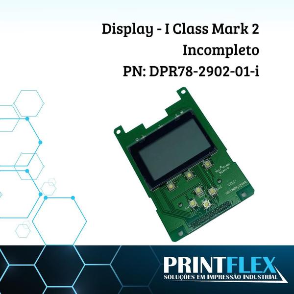 Imagem de Display Incompleto Para Impressora I Class Mark 2 - Datamax