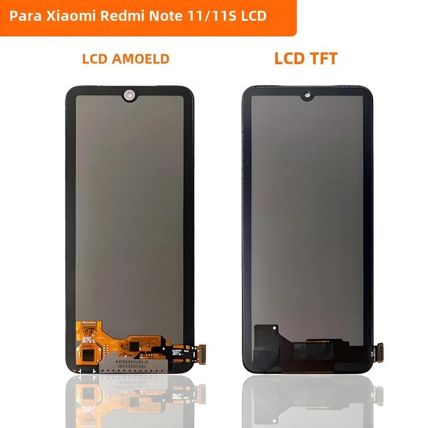 Imagem de Display LCD Super AMOLED Xiaomi Redmi Note 11 - Touch Screen e Digitizer